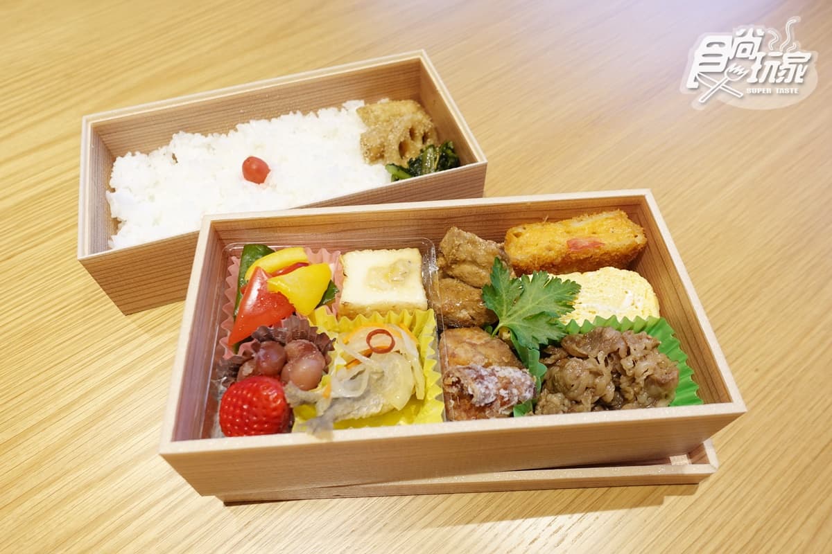 早餐是在地店家特製的當季食材餐盒。（圖片：陳倍玉 攝）