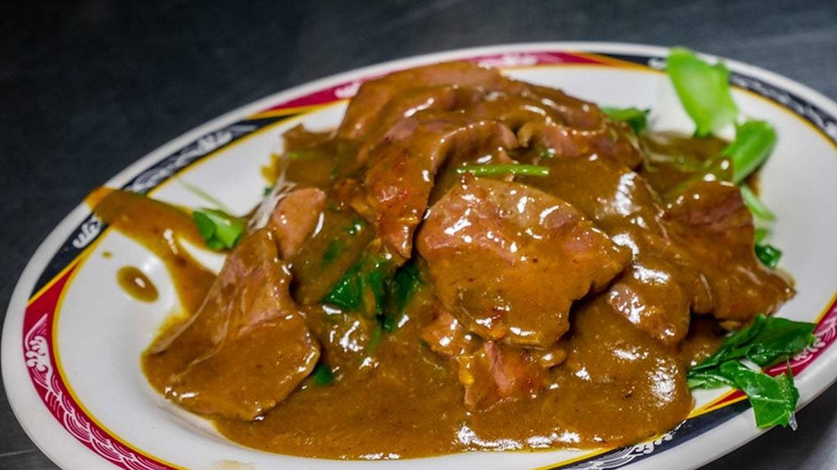 「炒牛心」軟嫩入味，相當下飯，也不會難咬。（圖片來源：鄉民食堂）