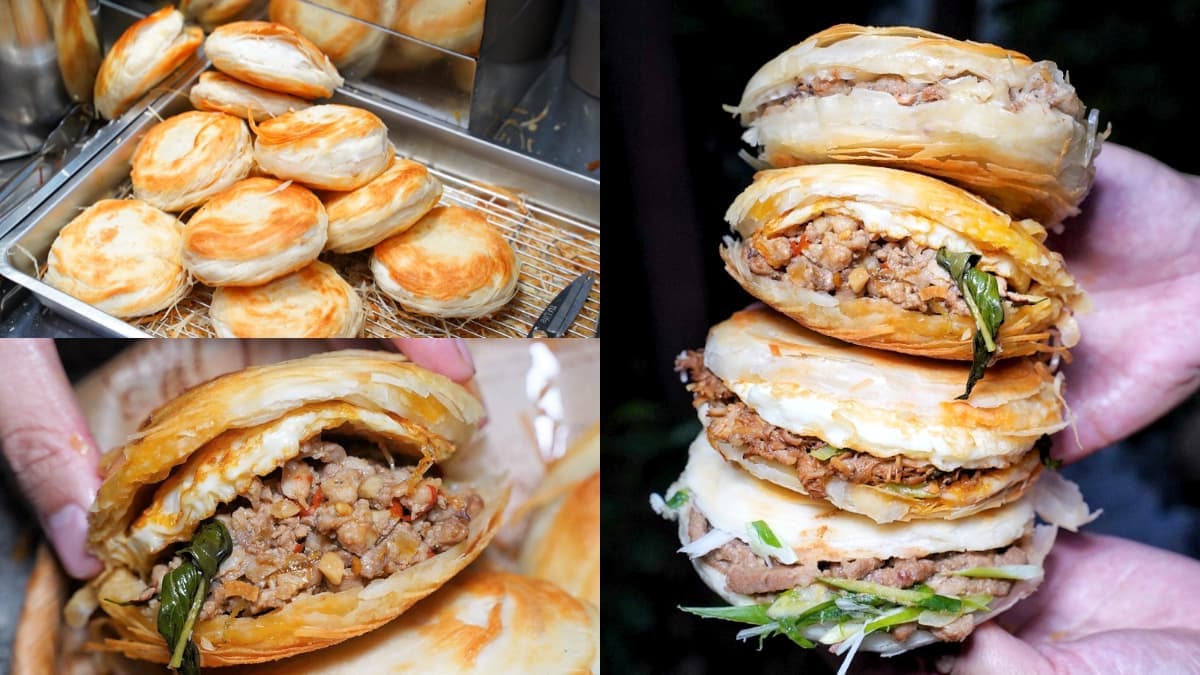 霸氣塞料不手軟！IG夯翻「超炸餡肉夾饃」是這家，皮脆肉香日本人也搶排隊
