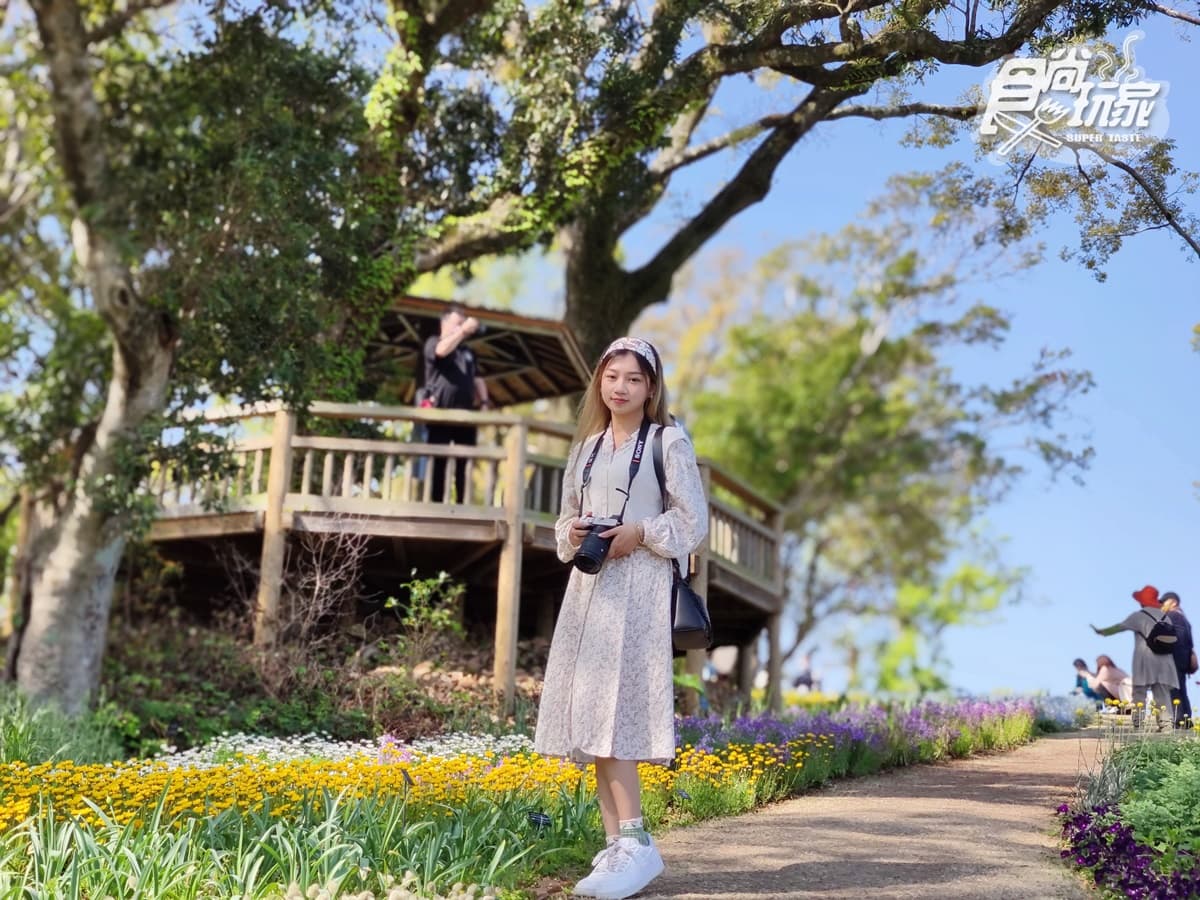 牧野植物園依山而建，十分適合散步。
