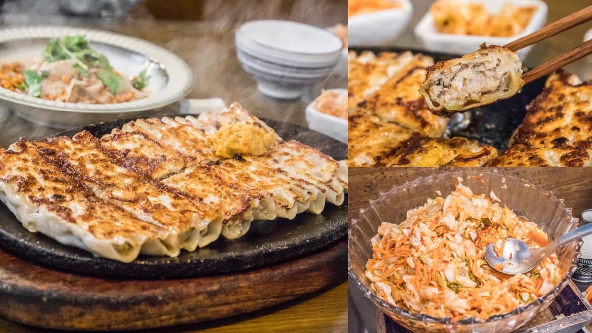 鍋貼控必收!桃園巨無霸「鐵板脆皮鍋貼」藏雲南料理店,大盆泡菜免費吃到飽