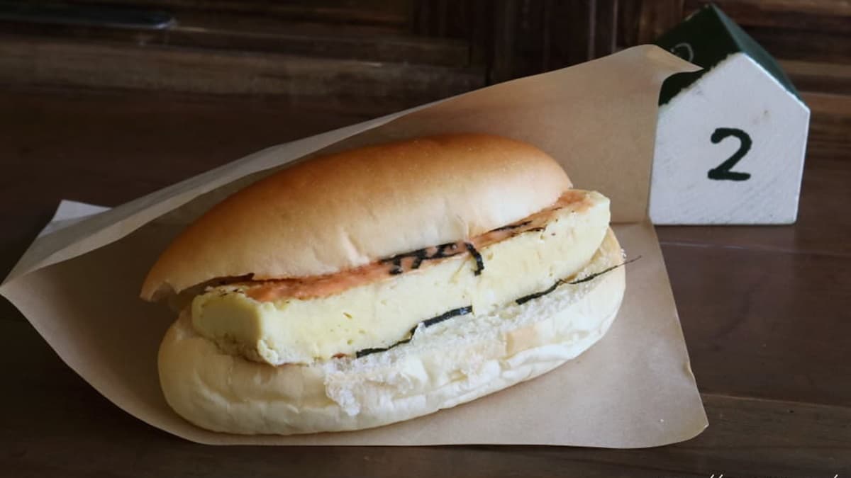 口味「明太子玉子燒」蛋香中還帶著明太子的微鹹香氣。（圖片來源：糖糖’s 享食生活）