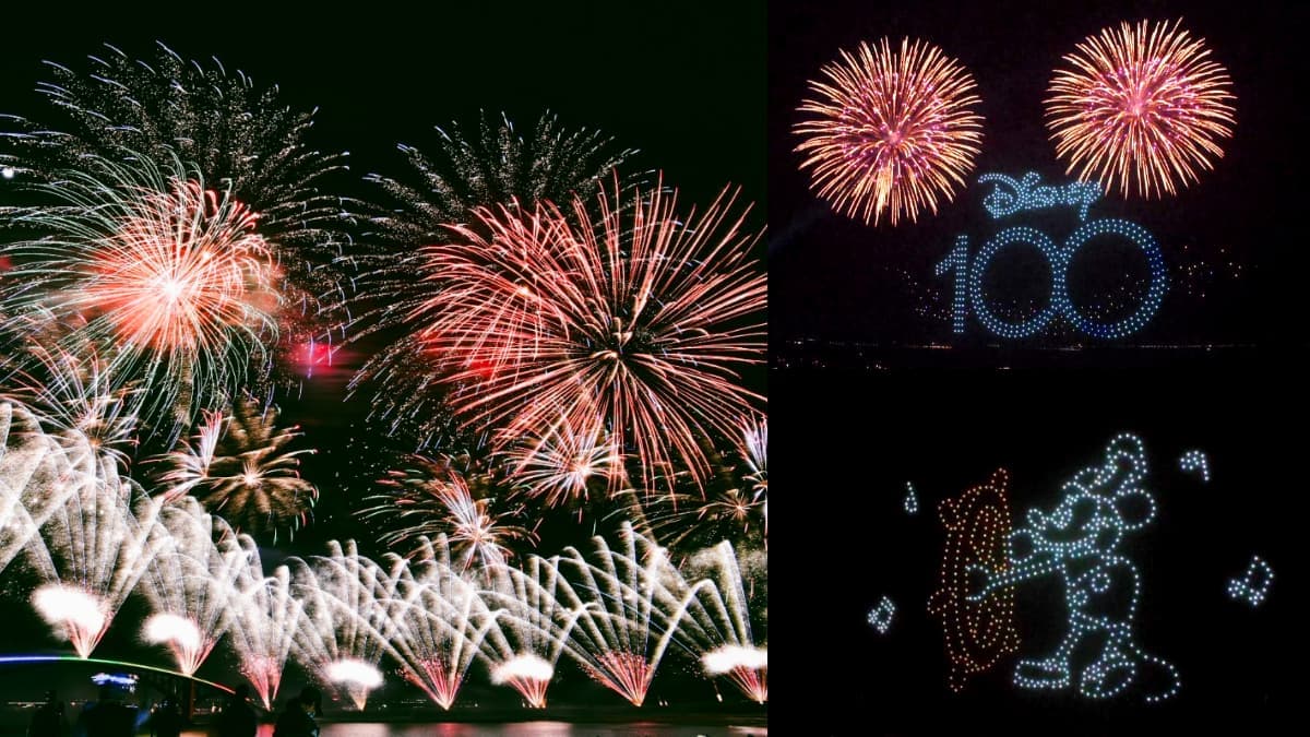 「澎湖花火節」重現迪士尼！700台無人機＋10分鐘煙火，無人機化身米奇、雪寶