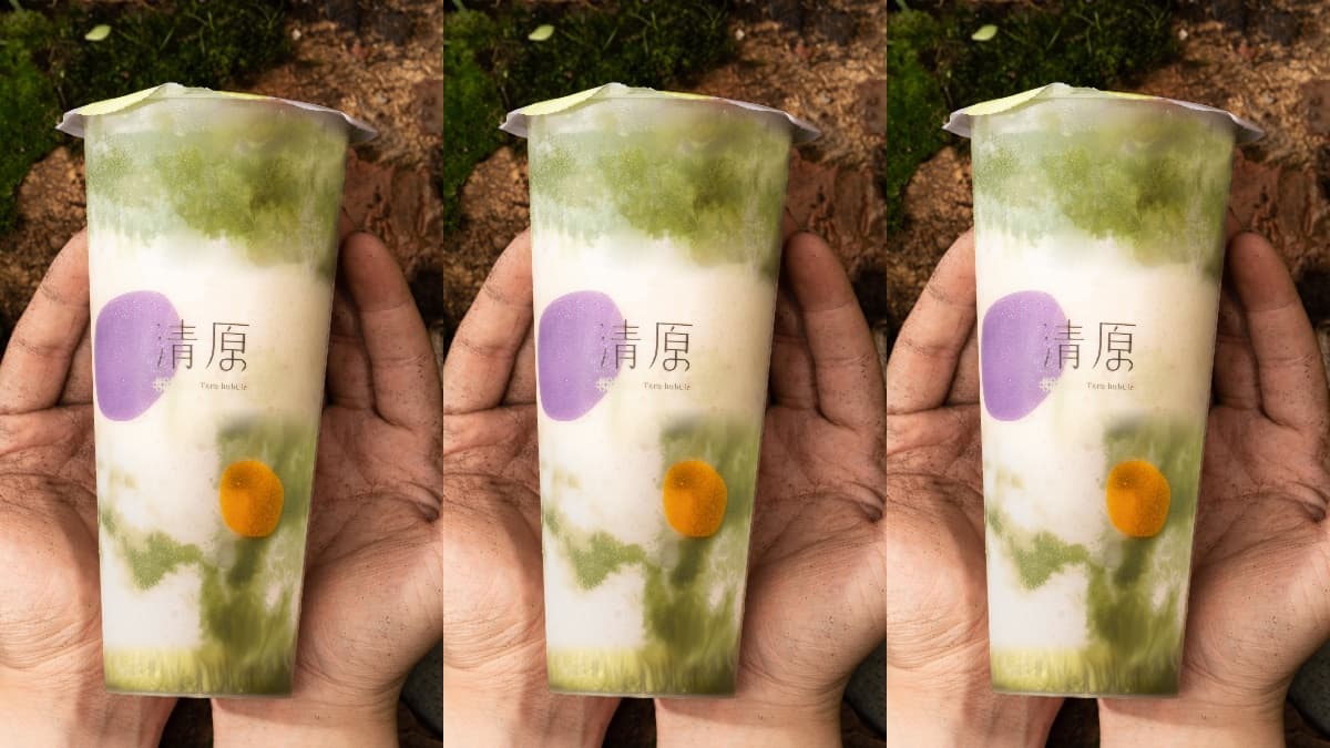 抹茶人敲碗成功！清原「草仔粿ｘ抹茶ｘ芋頭」北部也有了，爽抽免費喝１個月