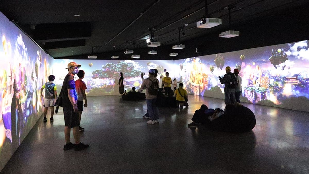 AR體驗區可以現場在櫃檯登記遊玩。（圖片來源：珍太妃旅遊親子生活）