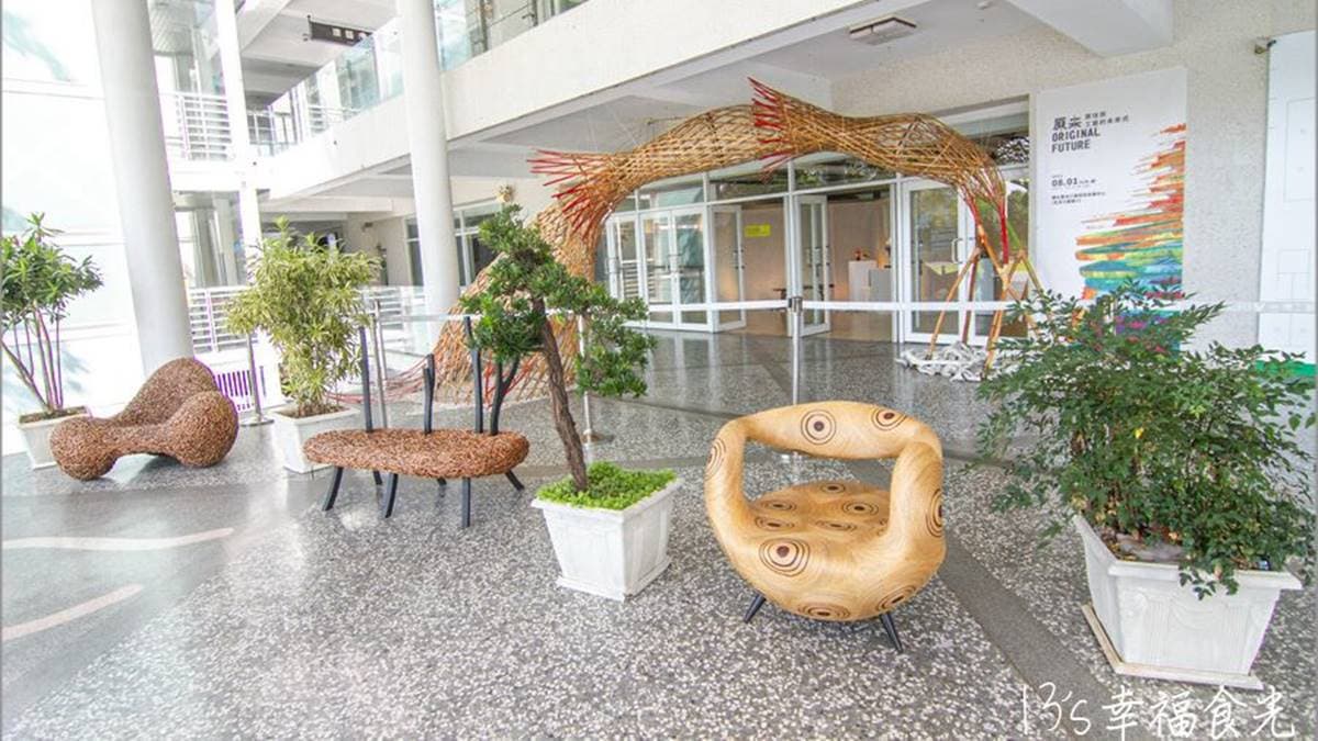 館內有駐點的竹藝研究會，可以欣賞到許多竹藝作品。（圖片來源：13’s幸福食光）