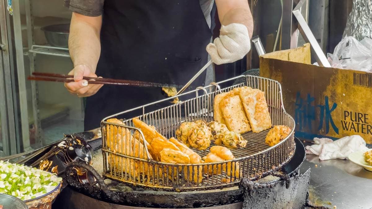 北門炸粿的餐點是現炸為主。（圖片來源：小佳的幻想世界）