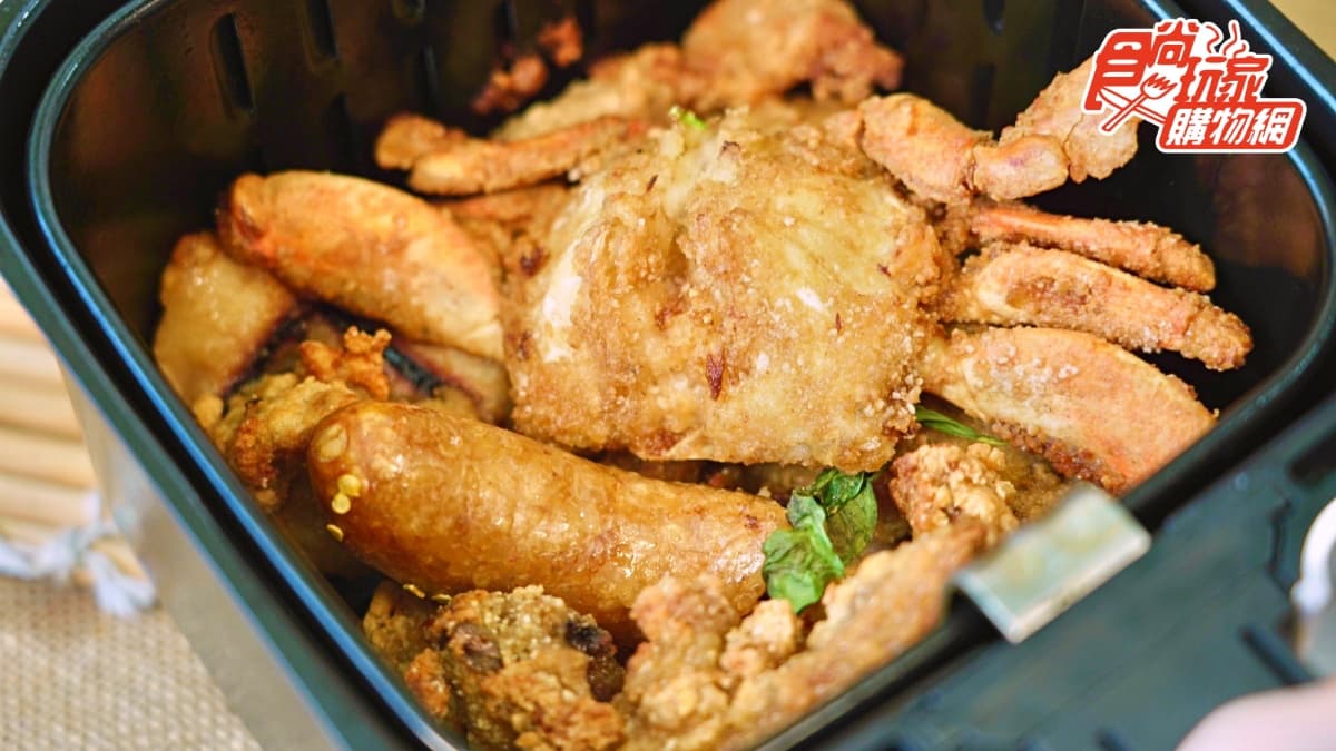 秒殺美食瘋搶！夜市超夯「炸螃蟹＋8cm厚魷魚」一鍵下單，酥脆鹹香口感超欠吃