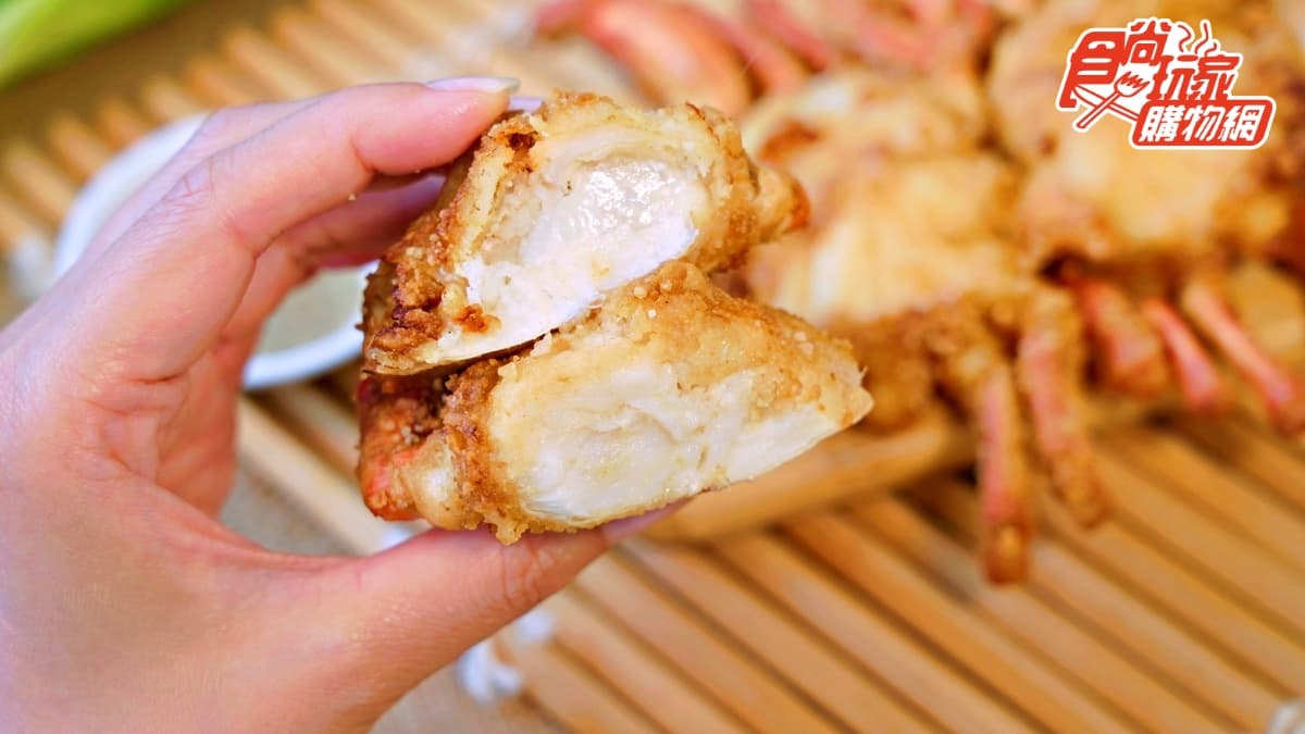 秒殺美食瘋搶！夜市超夯「炸螃蟹＋8cm厚魷魚」一鍵下單，酥脆鹹香口感超欠吃