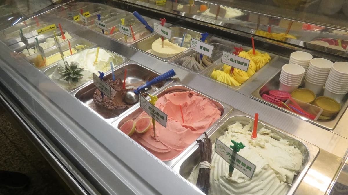 店內販售多種口味的義式冰淇淋。（圖片來源：my Love Family）