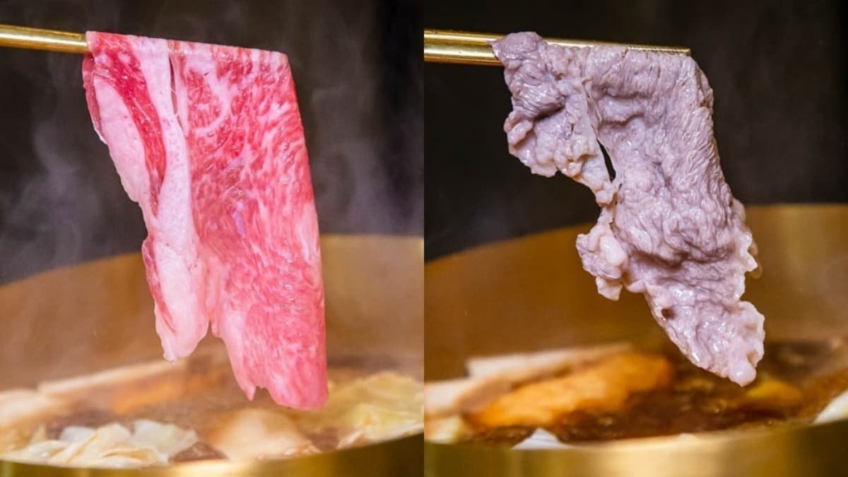 肉品吃得到來自日本的高級A5和牛。（圖片來源： 愛伯特吃喝玩樂全記錄）