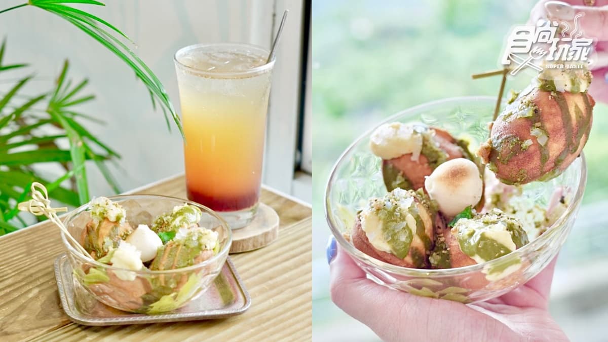 山中的藥草美術館！九份隱藏咖啡廳「野事草店」，森林系雞蛋糕配山海美景