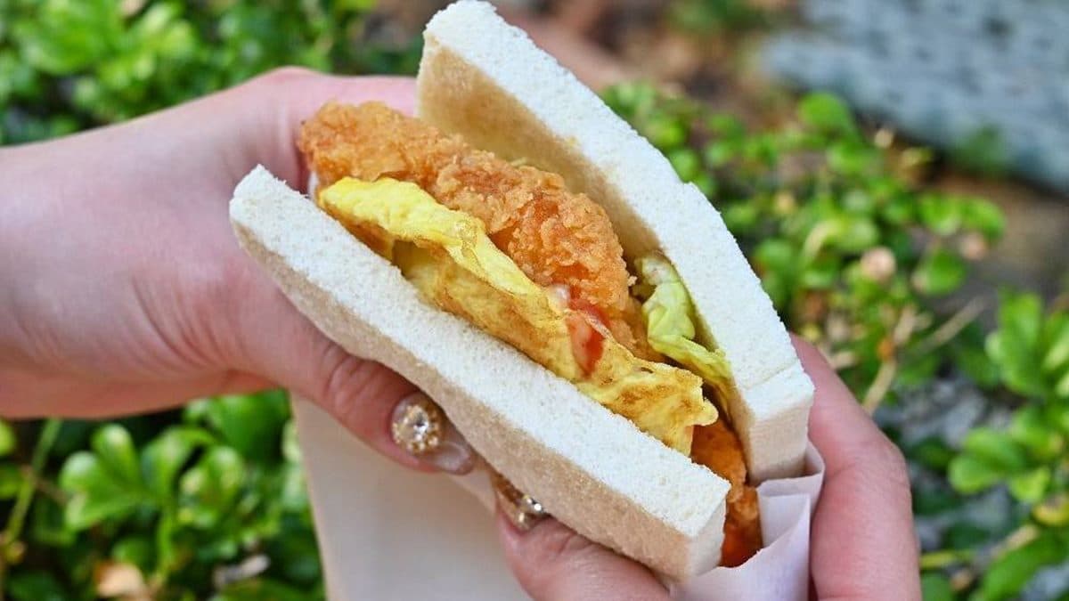 除了粉漿蛋餅，也有手作吐司可以選擇。（圖片來源：糖糖‘s享食生活）