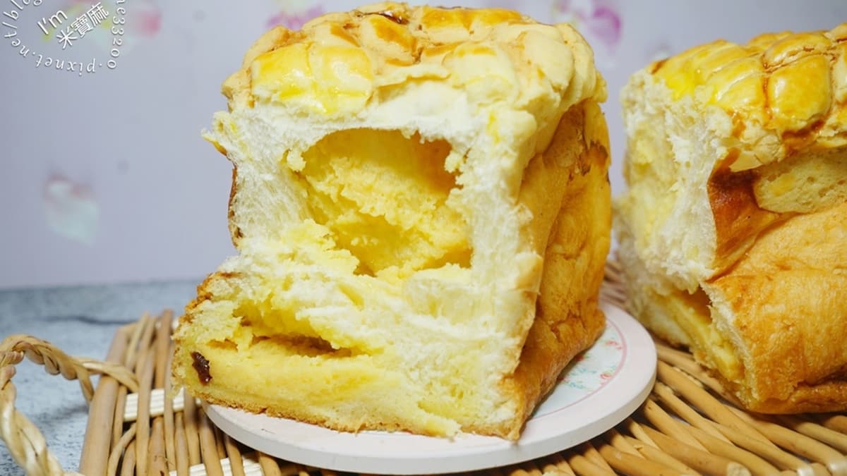 「菠蘿奶酥吐司」是大人、小孩都會喜愛的口味。（圖片來源：米寶麻幸福滿載）