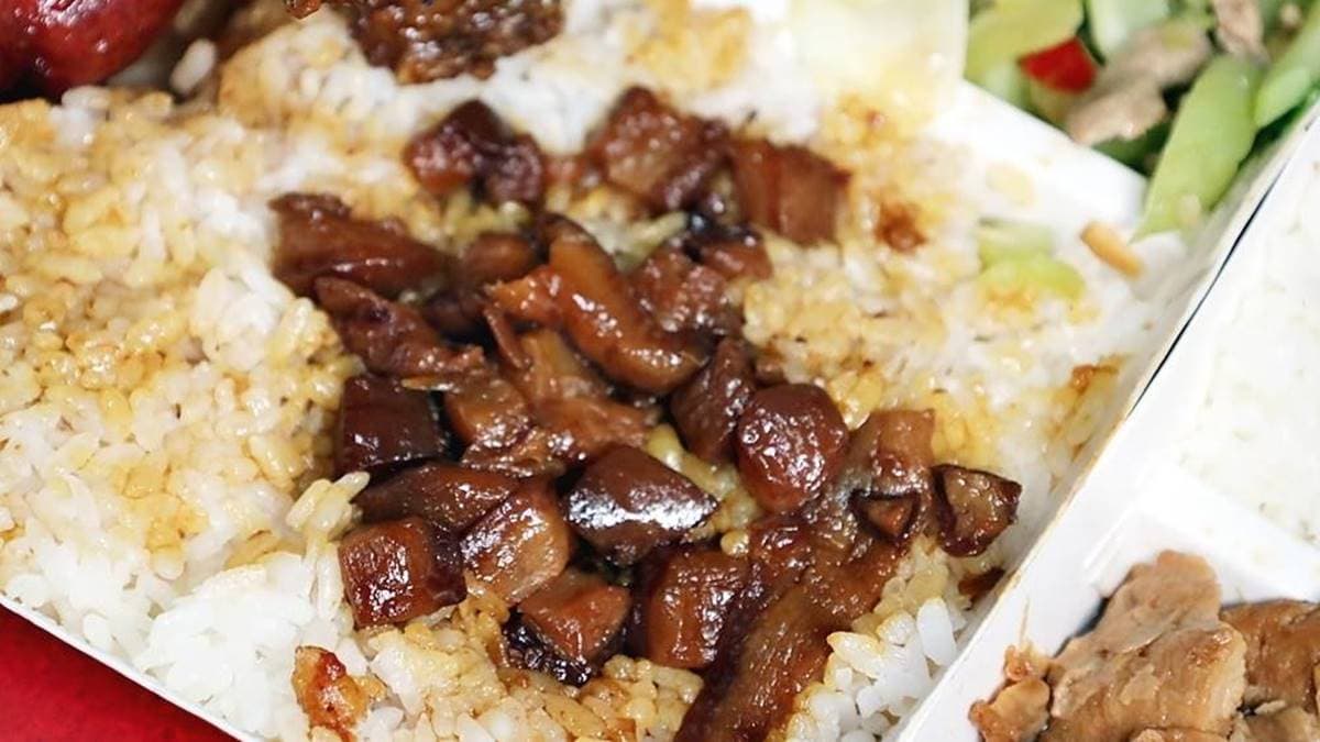 滷肉滷得非常入味軟嫩，一上桌就聞到滷肉的香氣。（圖片來源：妮妮女王的美食旅遊親子後花園）