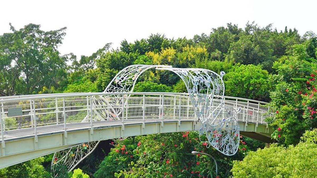 絕對不能錯過的天空步道，有些路段可遠眺到彰化市景，景色怡人。（圖片來源：YUKI'S LIFE）