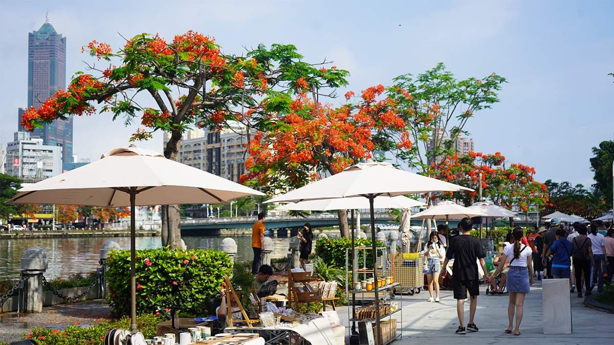 只有４天！高雄人免費衝「愛河市集」，130間特色餐飲＋手作攤位一次逛爆