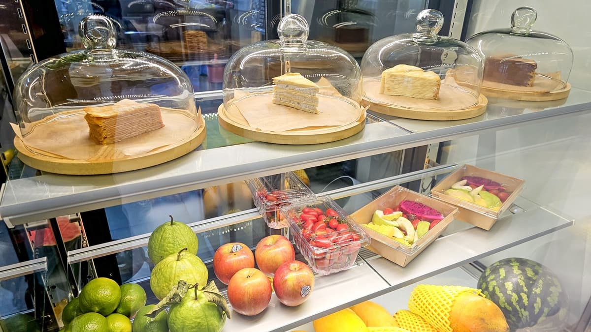 店裡提供的甜點以現場為主。（圖片來源：宜蘭ㄚ欣的美食日誌）