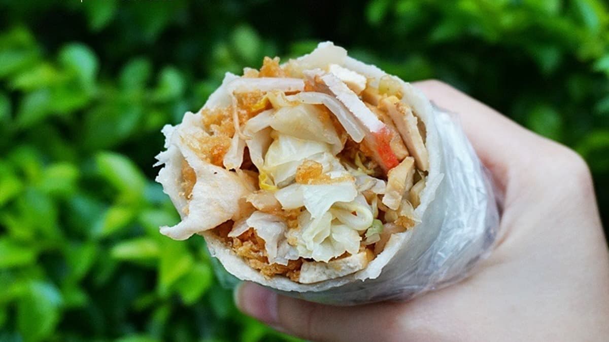 潤餅的菜脯不會死鹹，點綴得恰到好處。（圖片來源：PEKO の Simple Life）