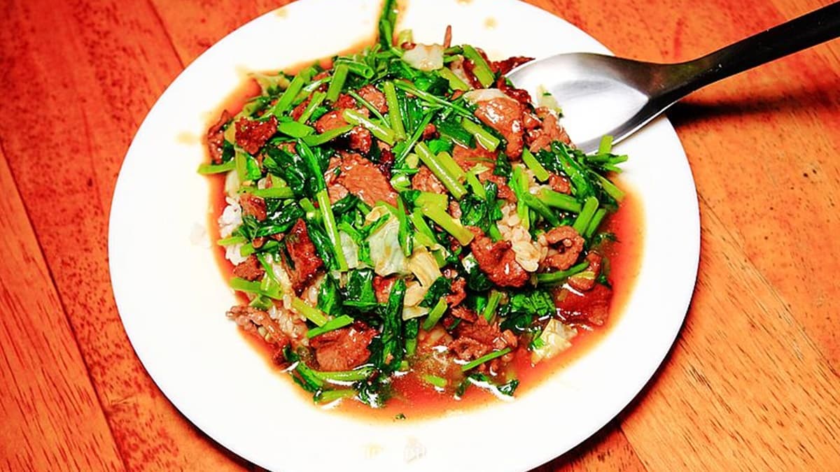 「牛肉燴飯」肉質不柴，用料實在。（圖片來源：Upssmile向上的微笑萍子 旅食設影）