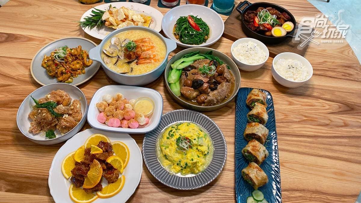 店家主打中西合併的台菜料理。