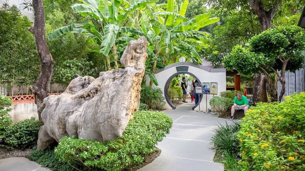 沈園採中式庭園設計，可拍照打卡。（圖片來源： 愛伯特吃喝玩樂全記錄）
