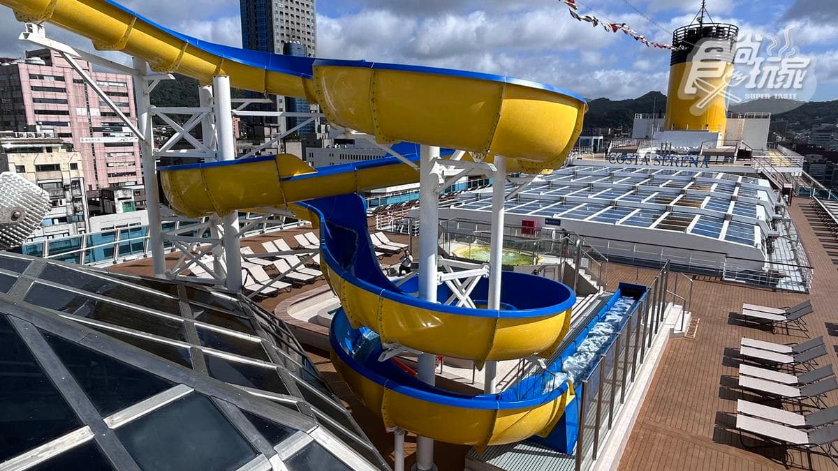 「海上古羅馬」郵輪７月首航日韓！開箱６亮點：私人陽台海景房、高空滑水道