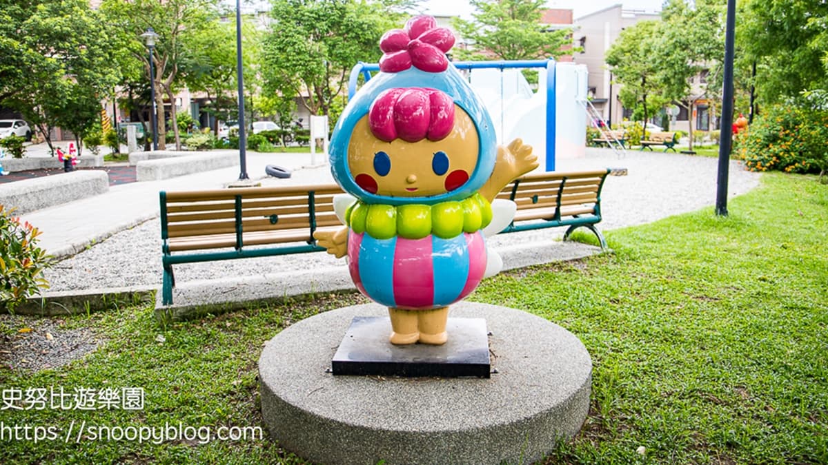公園裡設有可愛的吉祥公仔。（圖片來源：史努比遊樂園）