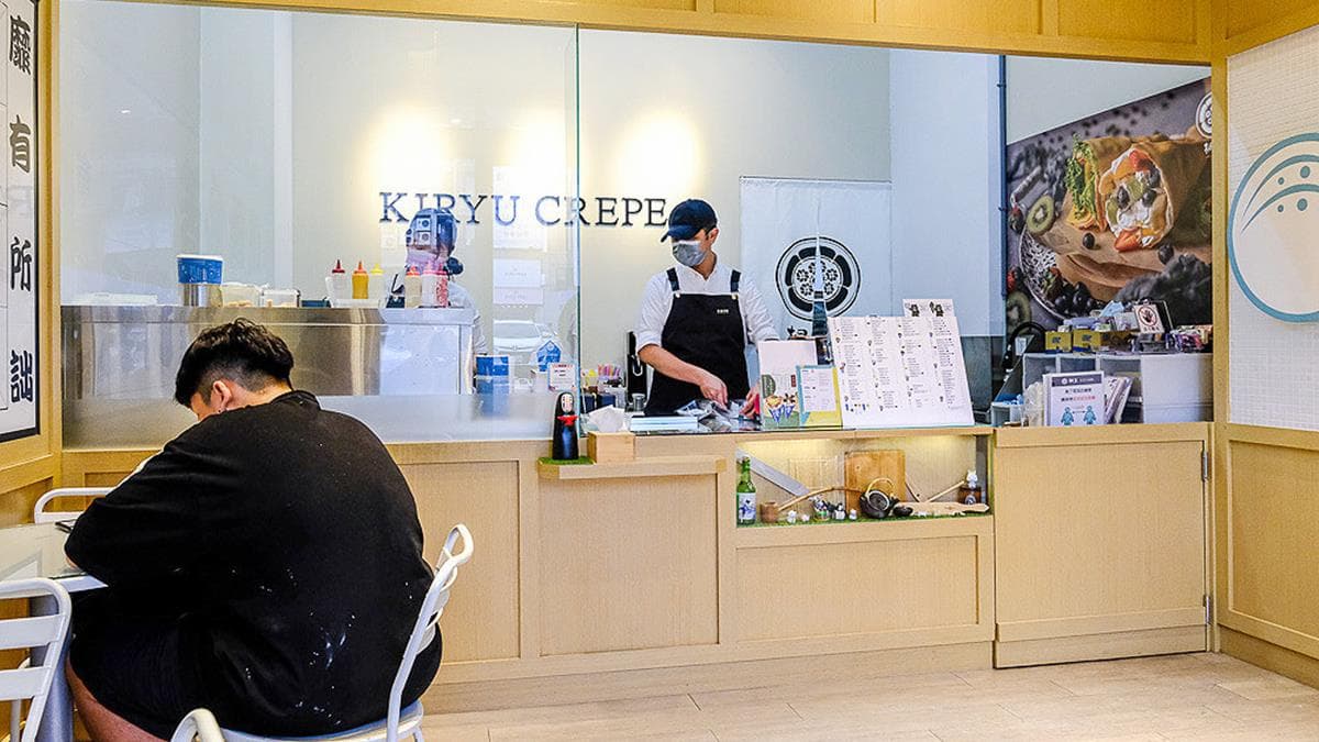 可麗餅有提供內用及外帶。（圖片來源：霸子。食樂拼圖）