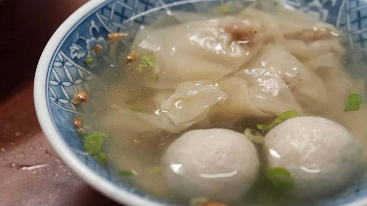 魚丸像福州丸裡頭有包肉，餛飩沒有豬腥味。（圖片來源：牙籤百變女王）