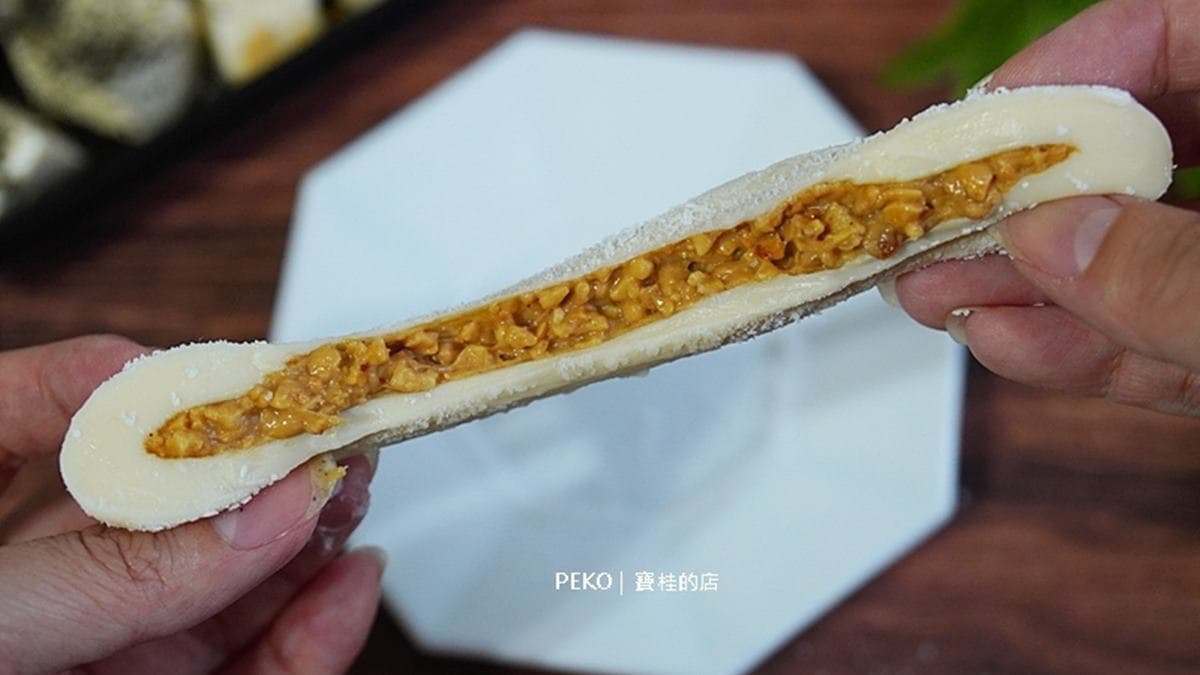 豆腐麻糬的彈性非常好。（圖片來源：PEKO の Simple Life）