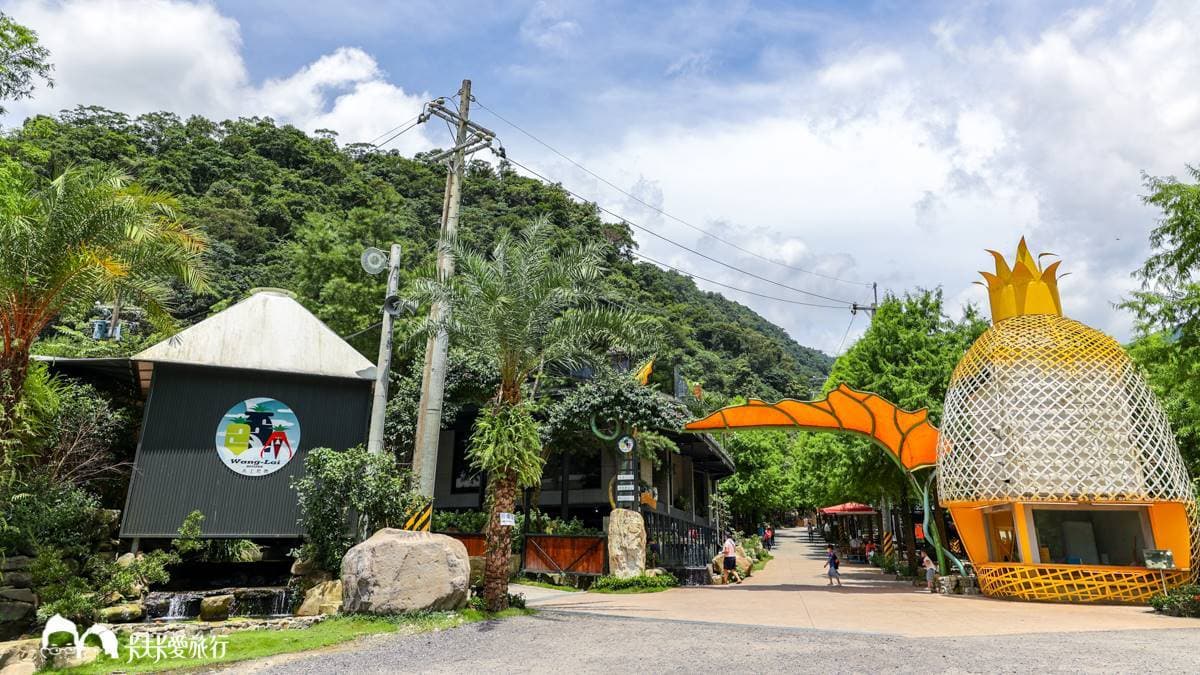 「鳳梨屋水上莊園」位在員山鄉與大同鄉的交界處，座落靠近太平山的山腳下。（圖片來源：卡夫卡愛旅行）