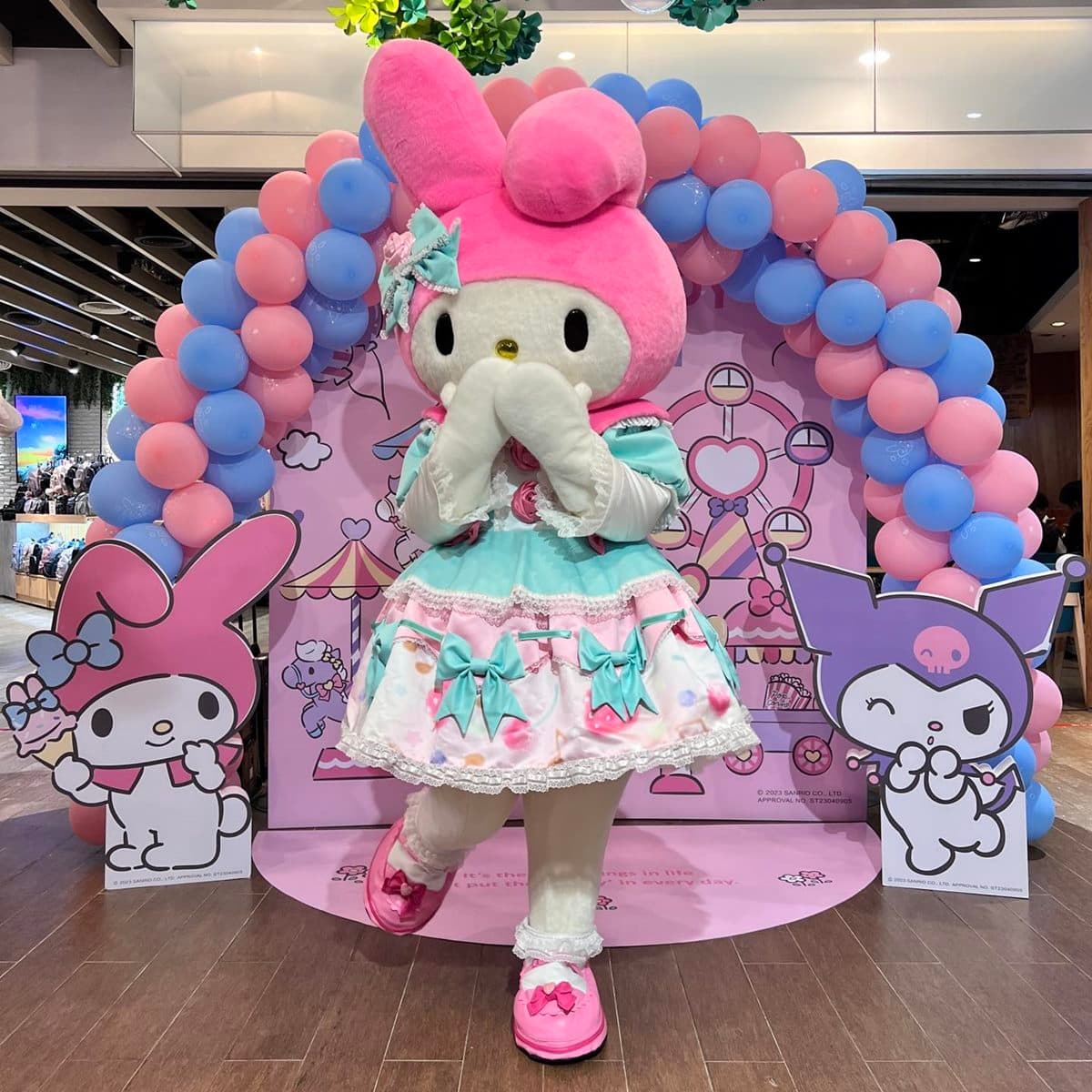 全台首創「三麗鷗樂園」免費逛！美樂蒂旋轉木馬、酷洛米摩天輪６大設施可拍