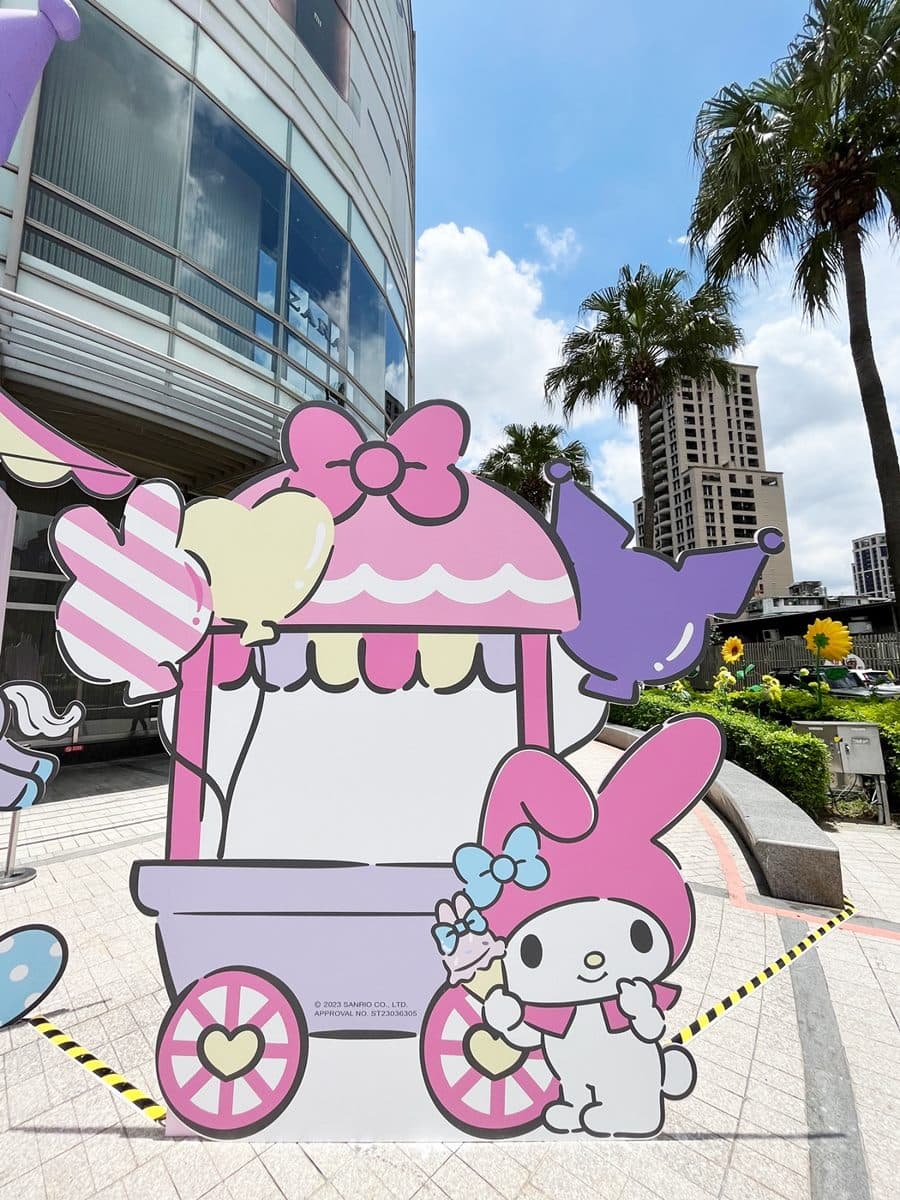 全台首創「三麗鷗樂園」免費逛！美樂蒂旋轉木馬、酷洛米摩天輪６大設施可拍