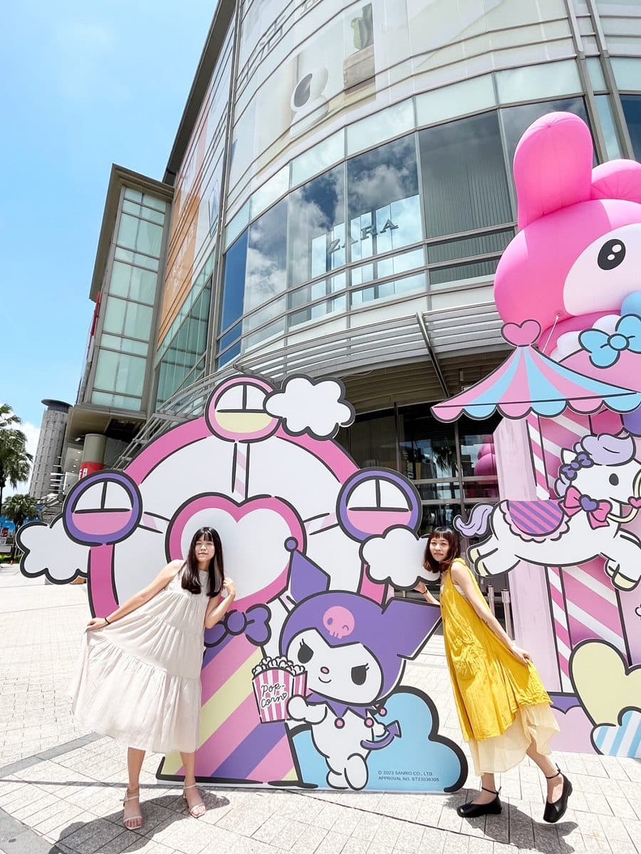 全台首創「三麗鷗樂園」免費逛！美樂蒂旋轉木馬、酷洛米摩天輪６大設施可拍