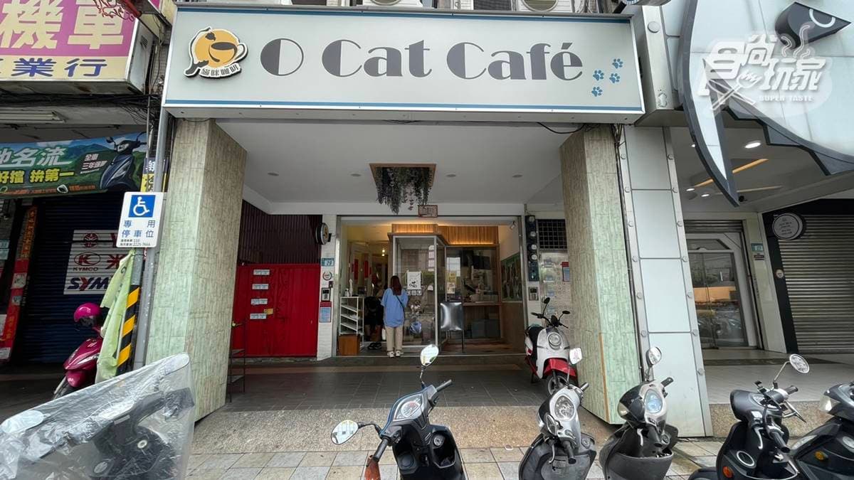 「O CAT CAFÉ」位在新北市三重區的重新路上。