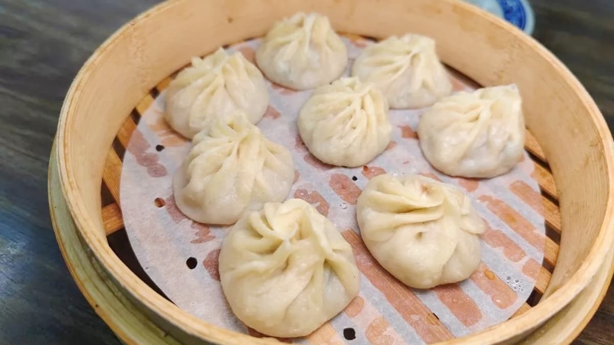 「牛肉湯包」麵皮的口感很好。（圖片來源：跳躍的宅男）