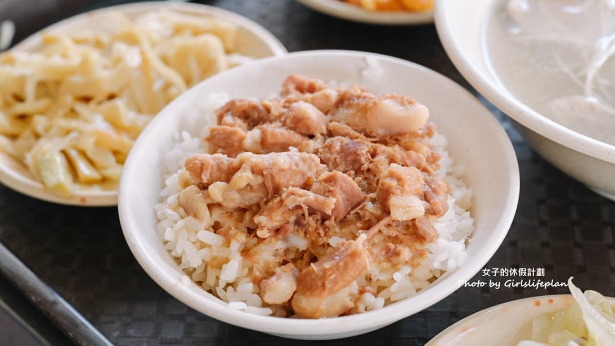 肉燥略肥，但吃起來不膩口，鹹淡也很剛好。（圖片來源：女子的休假計劃）