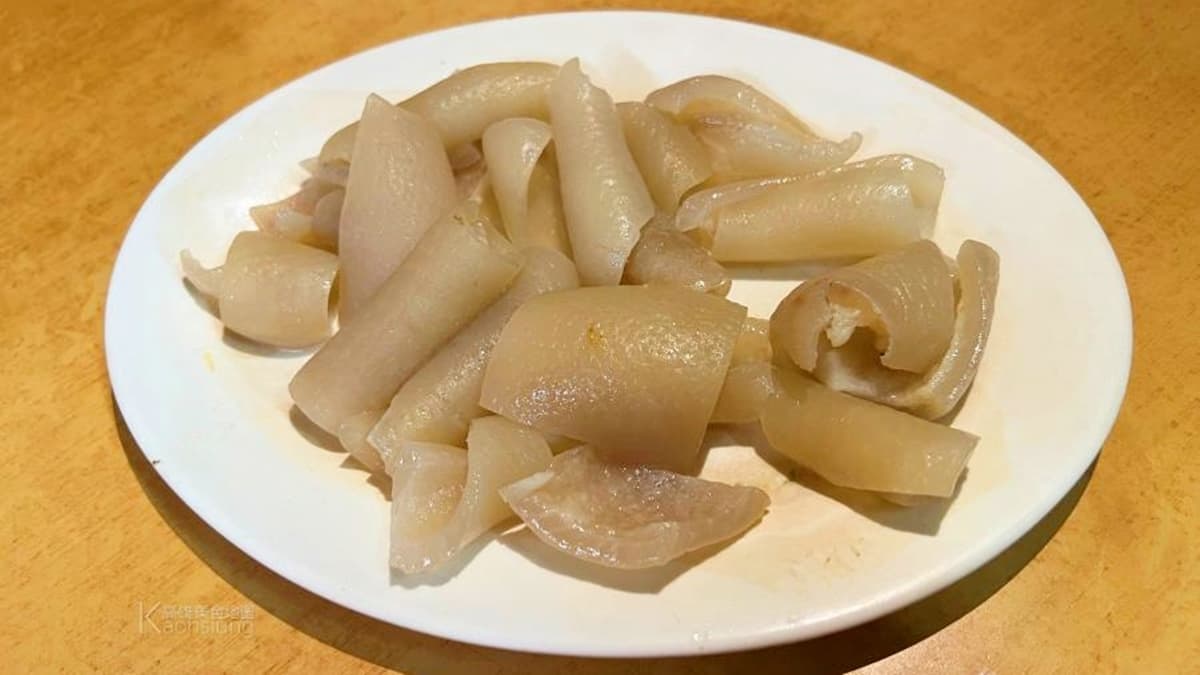 豬皮處理得很好，口感Q彈好好吃。（圖片來源：高雄美食地圖）