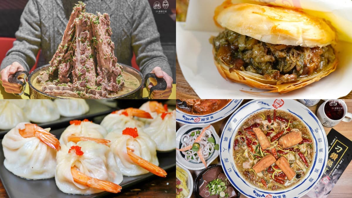 吃爆台中最夯美食！逢甲夜市必排８家：超狂火山排骨、鮮蝦湯包、排隊肉夾饃