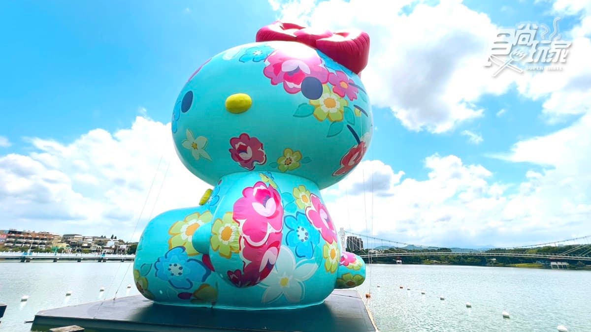 16米高Hello Kitty降落桃園！５分鐘光雕秀免費拍，加碼逛４大展區、限定周邊