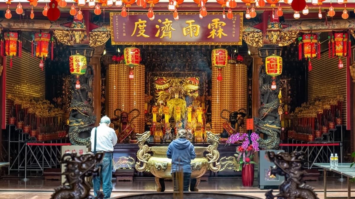 媽祖殿１樓正殿主要供奉媽祖。（圖片來源：愛伯特吃喝玩樂全記錄）