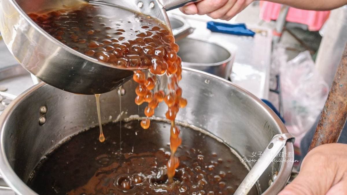 這裡的粉圓都是店家手工自製。（圖片來源：女子的休假計劃）