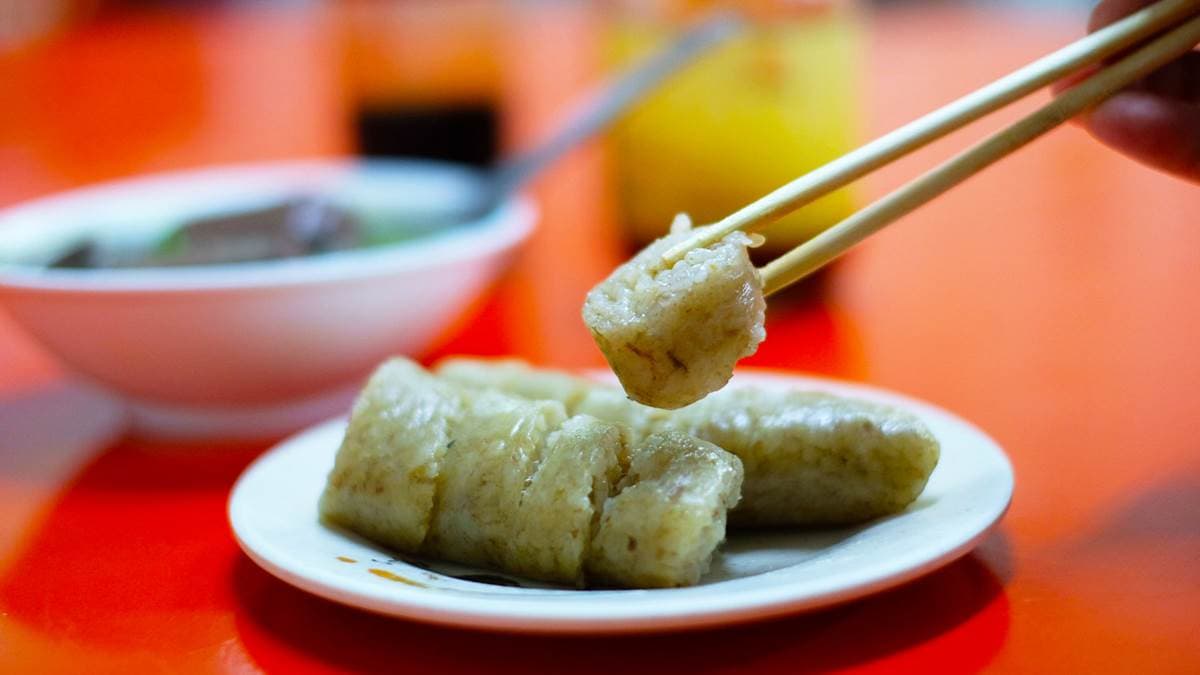 米腸可以吃出米粒的口感，不會過於軟爛。（圖片來源：JJ.Hsu）