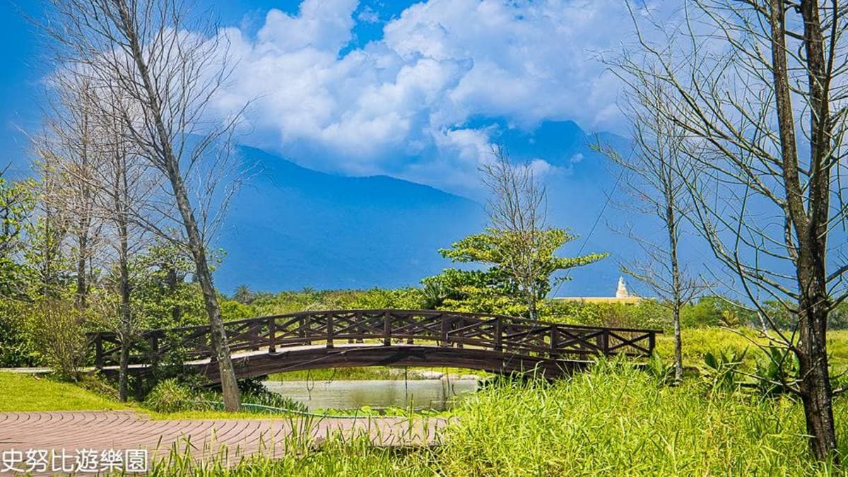 「花蓮台開心農場」占地14公頃，除了可以餵動物外，風景也相當漂亮。（圖片來源：史努比遊樂園）
