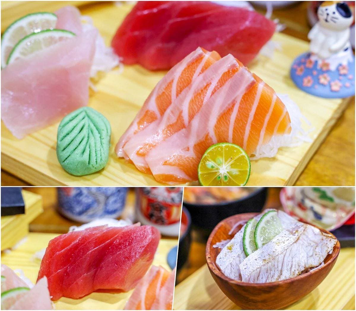 新北高CP值生魚片丼推薦！８種料鋪好鋪滿看不見飯，再喝銅板價蝦頭味噌湯