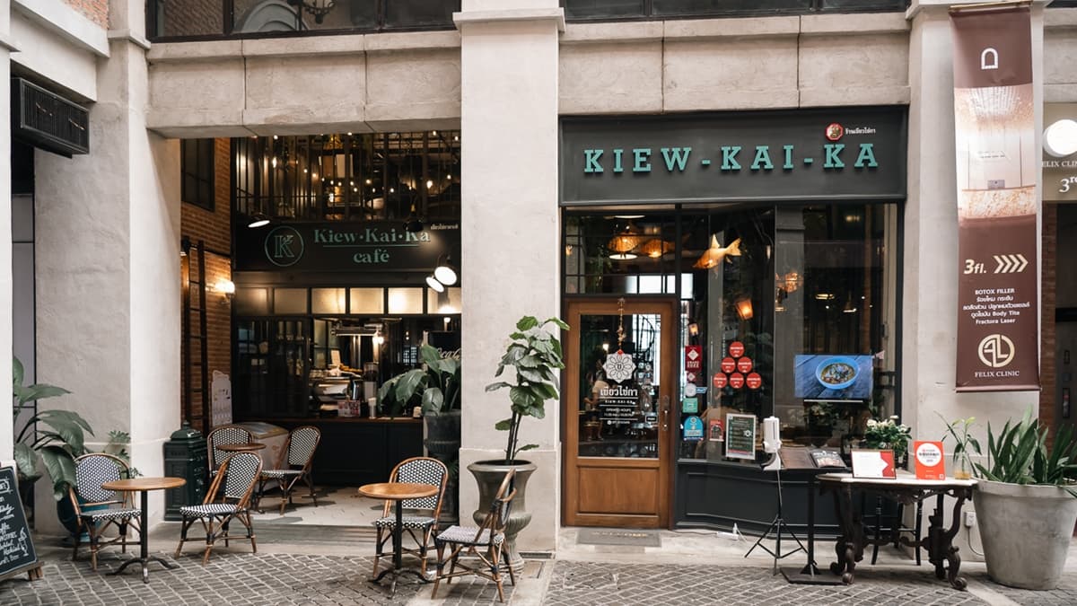 「Kiew Kai Ka」清邁分店位於當紅的尼曼一號商場。（圖片來源：Pengu Travel）