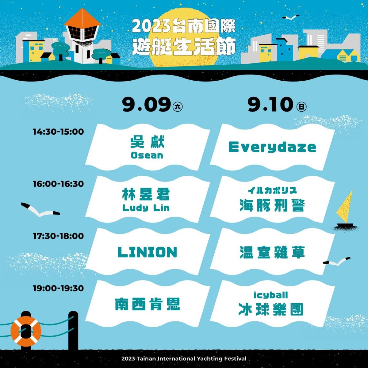 首屆「遊艇生活節」２天快閃台南！免費體驗搭遊艇，加碼逛風格市集、演唱會