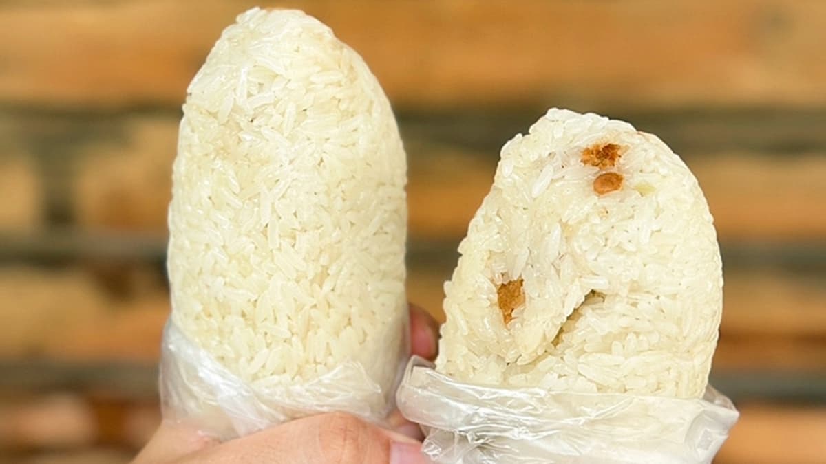 飯糰有５種口味可以選擇。（圖片來源：熱血玩台南。跳躍新世界）