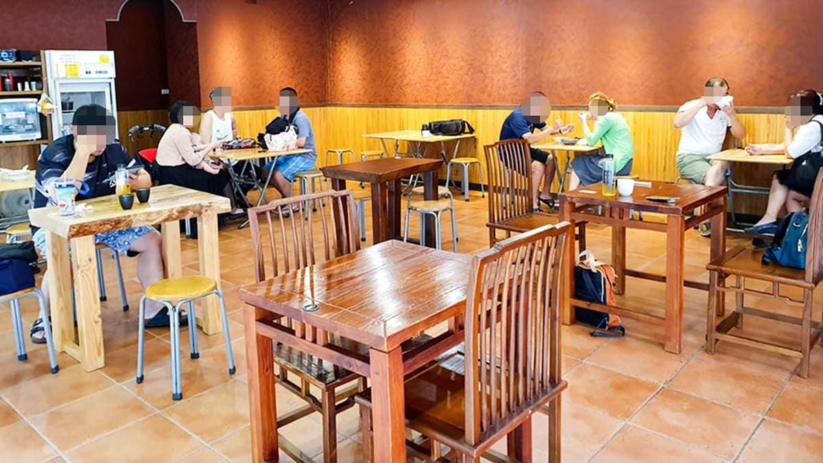 用餐空間很寬敞，也有開冷氣。（圖片來源：菓子の幸福週記）